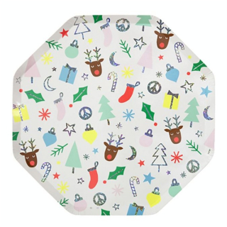 Assiettes festives pour le dîner Ø 26 cm 8 pcs - Meri Meri - Rougier et Plé