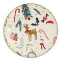 Assiettes Motifs de Noël Ø 21,6 cm 8 pcs - Meri Meri - Rougier et Plé