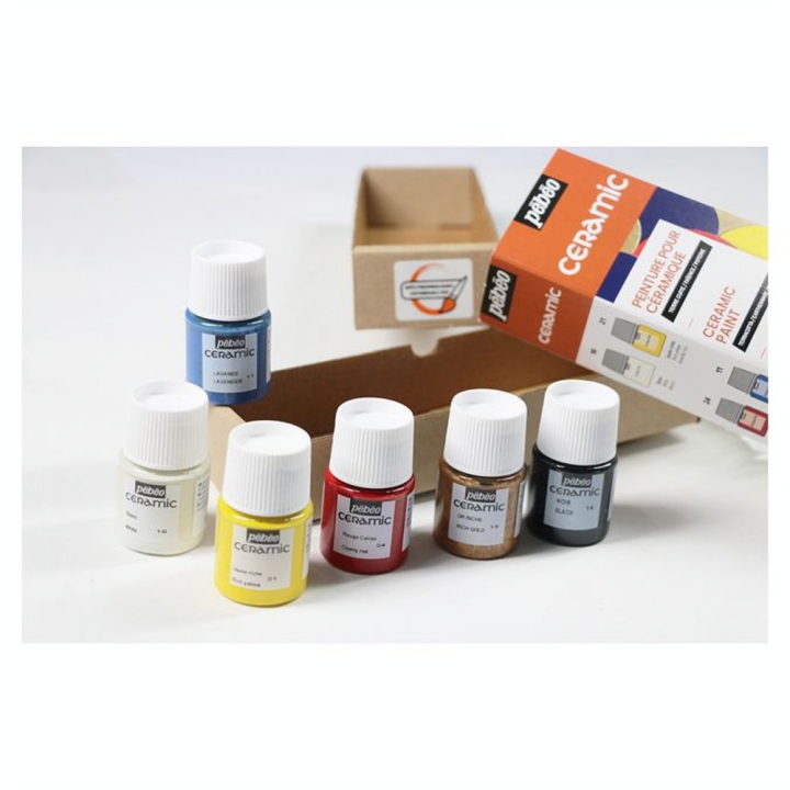 Peinture Ceramic set Initiation 6 x 20 ml - Pébéo - Rougier et Plé