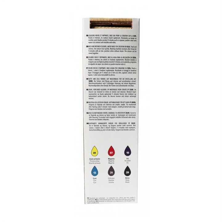Peinture Setasilk set Initiation 6 x 20 ml - Pébéo - Rougier et Plé