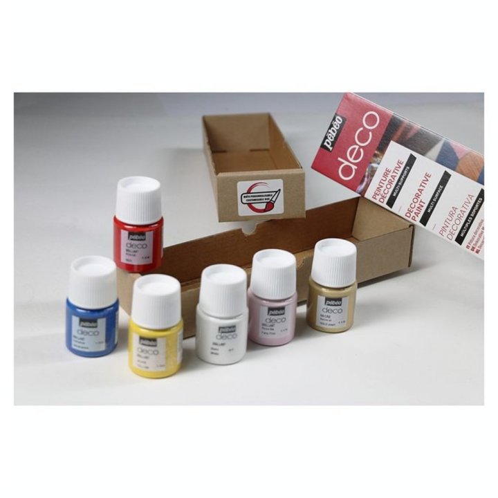Peinture Deco brillant set Initiation 6 x 20 ml - Pébéo - Rougier et Plé