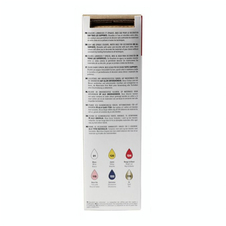 Peinture Deco brillant set Initiation 6 x 20 ml - Pébéo - Rougier et Plé