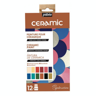 Peinture Ceramic set Exploration 12 x 20 ml - Pébéo - Rougier et Plé