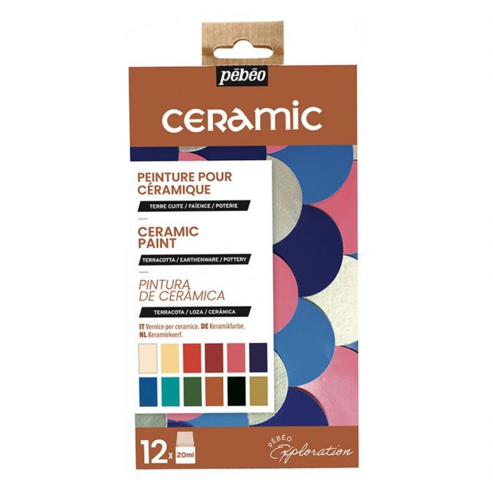 Peinture Ceramic set Exploration 12 x 20 ml - Pébéo - Rougier et Plé