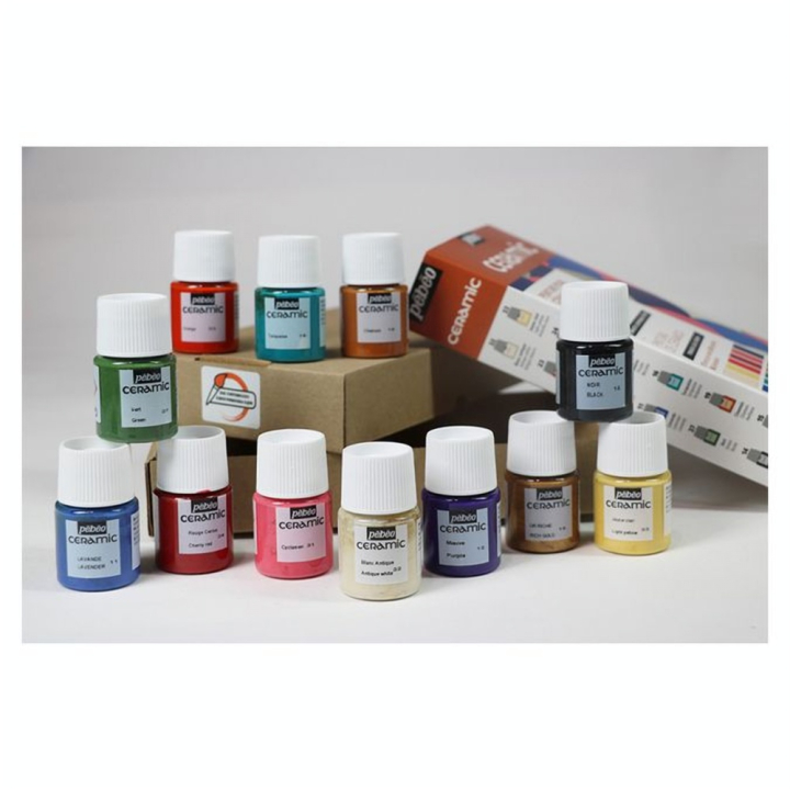 Peinture Ceramic set Exploration 12 x 20 ml - Pébéo - Rougier et Plé