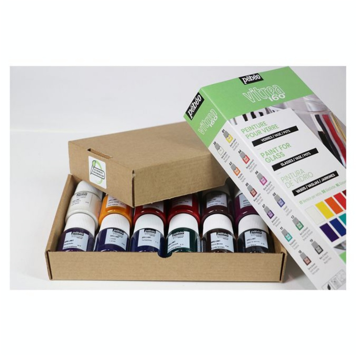 Peinture Vitrea 160 set Exploration 12 x 20 ml - Pébéo - Rougier et Plé
