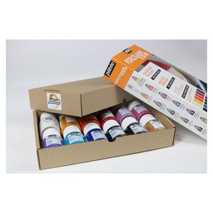 Peinture Porcelaine 150 set Exploration n°1 12 x 20 ml - Pébéo - Rougier et Plé