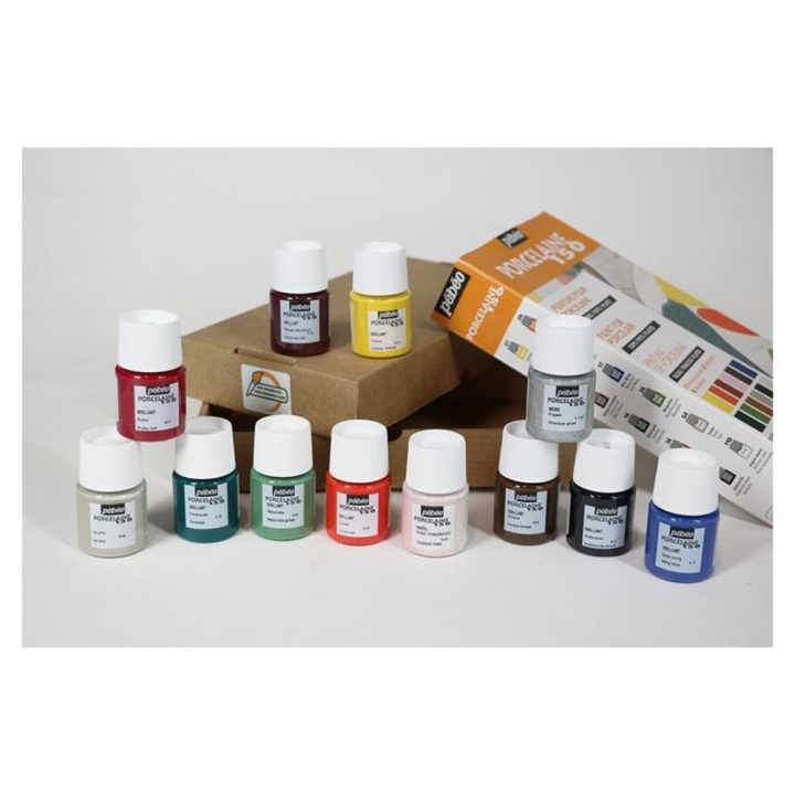 Peinture Porcelaine 150 set Exploration n°2 12 x 20 ml - Pébéo - Rougier et Plé