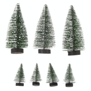Décoration Sapin enneigé 7 pcs - Rayher - Rougier et Plé