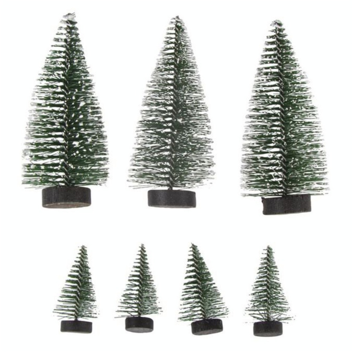 Décoration Sapin enneigé 7 pcs - Rayher - Rougier et Plé