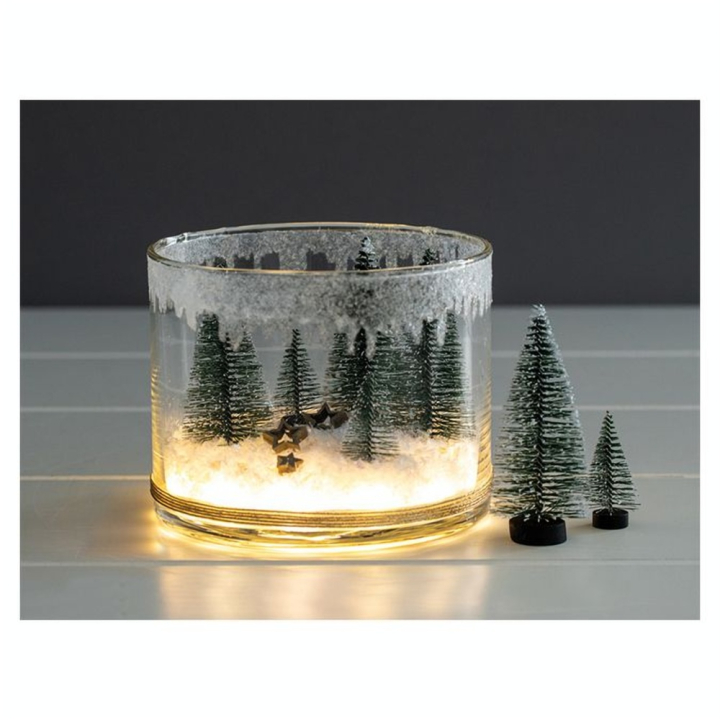 Décoration Sapin enneigé 7 pcs - Rayher - Rougier et Plé