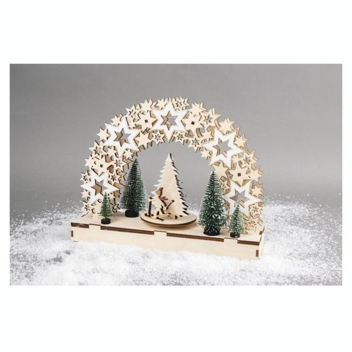 Décoration Sapin enneigé 7 pcs - Rayher - Rougier et Plé