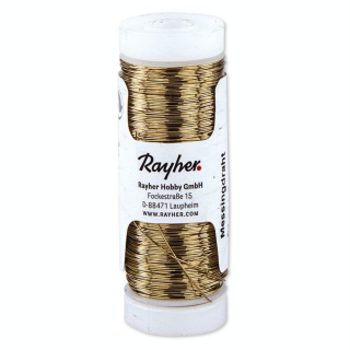 Fil en laiton Ø 0.3 mm 80 m - Rayher - Rougier et Plé