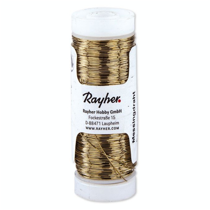 Fil en laiton Ø 0.3 mm 80 m - Rayher - Rougier et Plé