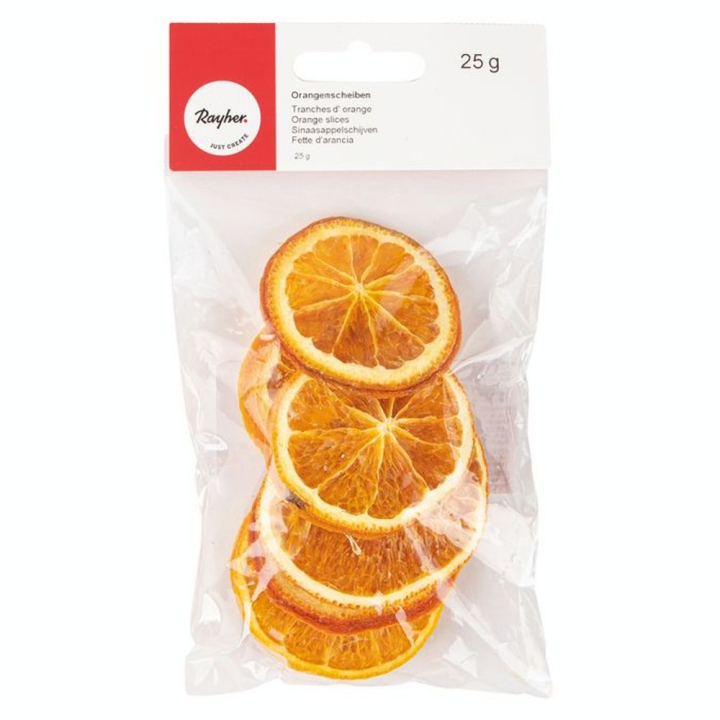 Tranches d'orange séchées 25 g - Rayher - Rougier et Plé
