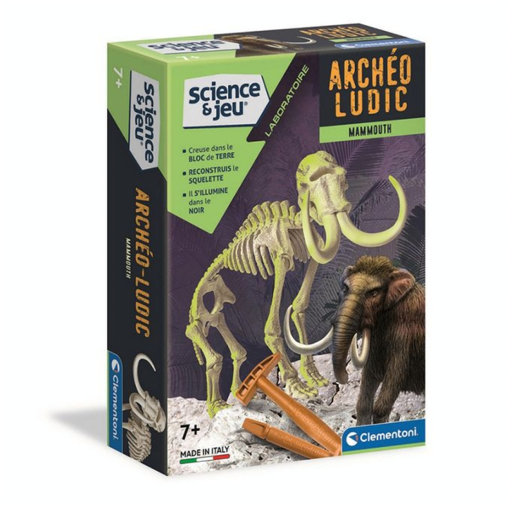 Jeu scientifique Archéo-Ludic Mammouth - Clementoni - Rougier et Plé