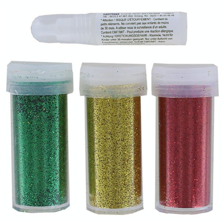 Paillettes Set Little box Festif + colle - Cléopatre - Rougier et Plé