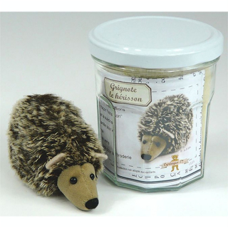 Kit de fabrication Hérisson en peluche Grignote 9 cm - Les Ours de Cyriaque - Rougier et Plé