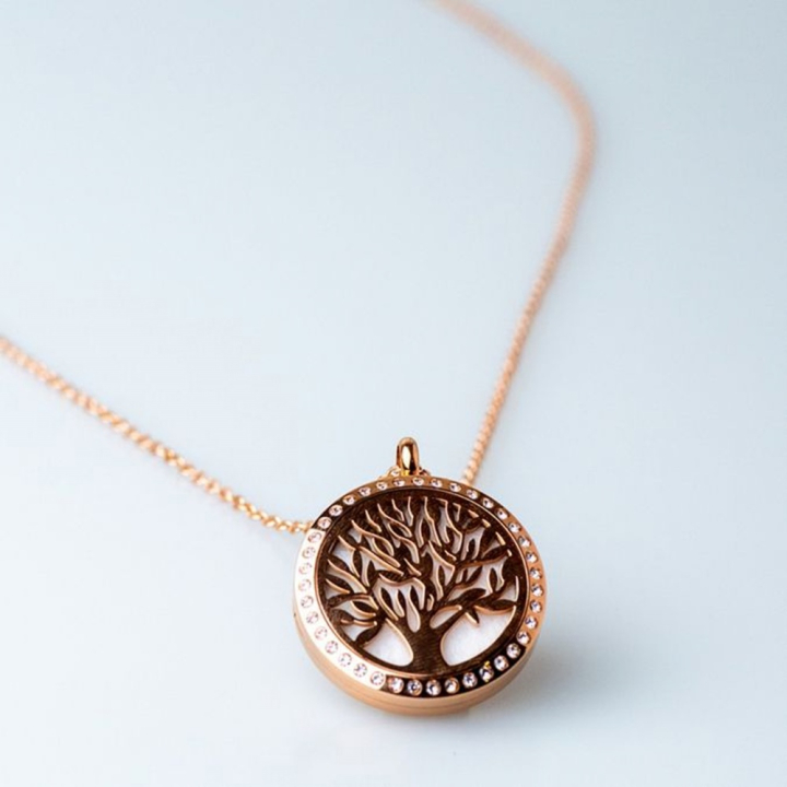 Collier à parfumer Silvaé au motif floral - Innobiz - Rougier et Plé