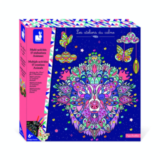 Kit Créatif Coffret Multi-Activités 17 Réalisations Animaux - Janod - Rougier et Plé