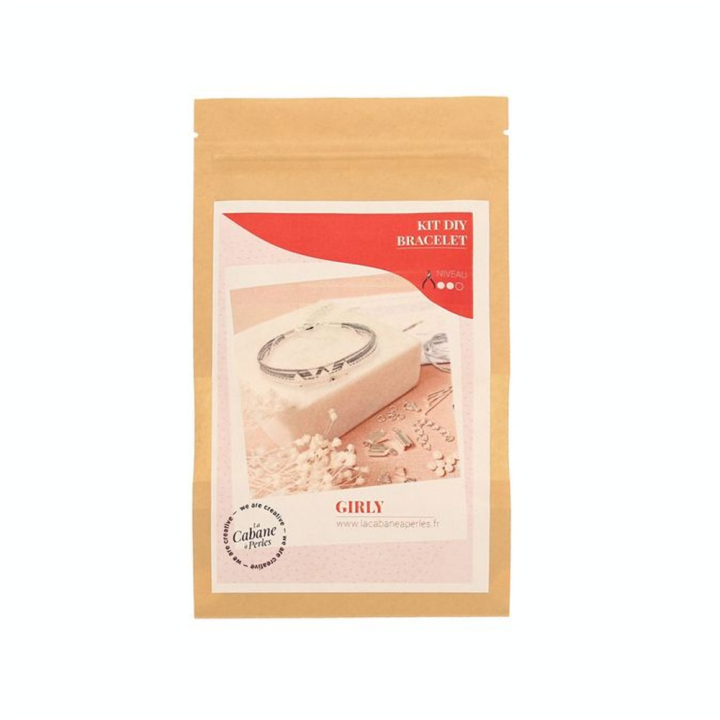 Kit bijou Bracelet argenté - la cabane à perles - Rougier et Plé
