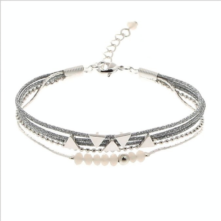 Kit bijou Bracelet argenté - la cabane à perles - Rougier et Plé