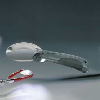 Loupe lumineuse LED CHOPARZ Light, grossissement x 2,5, Ø 75 - Leuchtturm Collection - Rougier et Plé