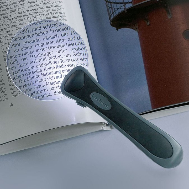 Loupe lumineuse LED CHOPARZ Light, grossissement x 2,5, Ø 75 - Leuchtturm Collection - Rougier et Plé