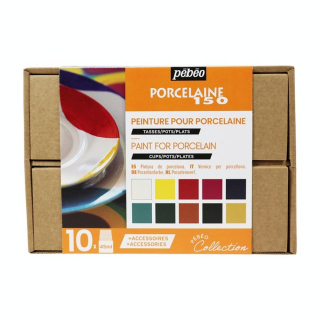 Peinture Porcelaine 150 set Collection 10 x 45 ml - Pébéo - Rougier et Plé