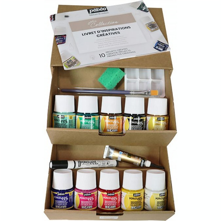 Peinture Porcelaine 150 set Collection 10 x 45 ml - Pébéo - Rougier et Plé