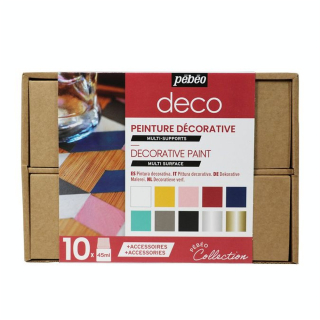 Peinture Deco set Collection 10 x 45 ml - Pébéo - Rougier et Plé