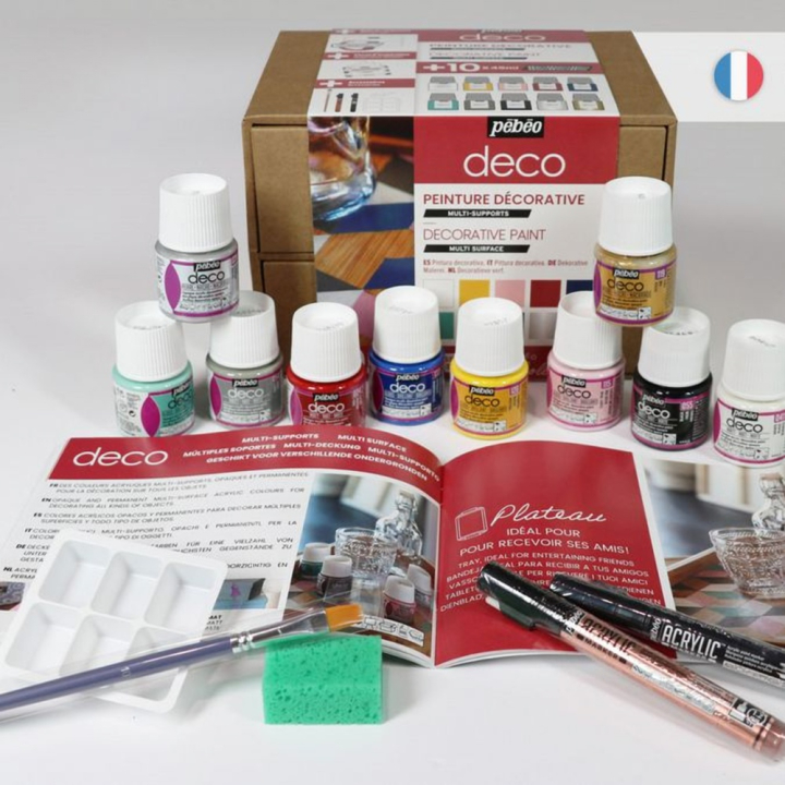 Peinture Deco set Collection 10 x 45 ml - Pébéo - Rougier et Plé