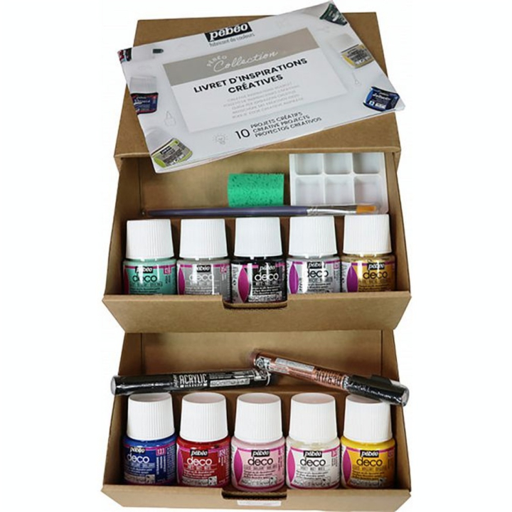 Peinture Deco set Collection 10 x 45 ml - Pébéo - Rougier et Plé