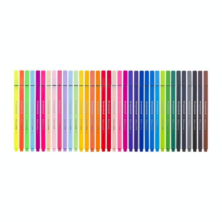 Feutre fin 0.4 mm Boîte métal de 36 Fineliners - Bruynzeel - Rougier et Plé