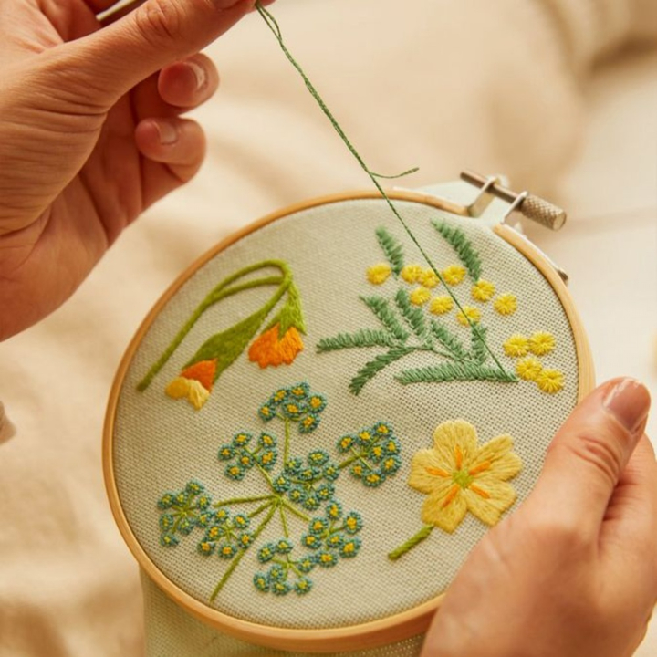 Kit broderie point de croix Sous-bois enchanté - DMC - Rougier et Plé