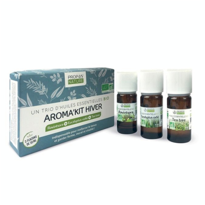 Aroma’Kit Hiver 3 Huiles essentielles Bio - Joli'Essence - Rougier et Plé