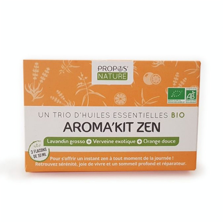 Aroma’Kit Zen 3 Huiles essentielles Bio - Joli'Essence - Rougier et Plé