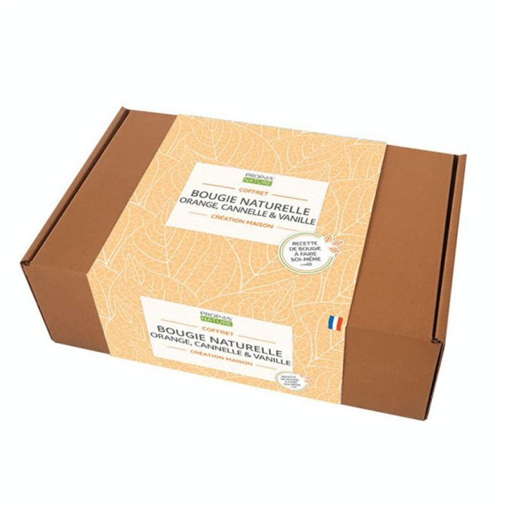 Coffret création maison Bougie orange, cannelle & vanille - Joli'Essence - Rougier et Plé