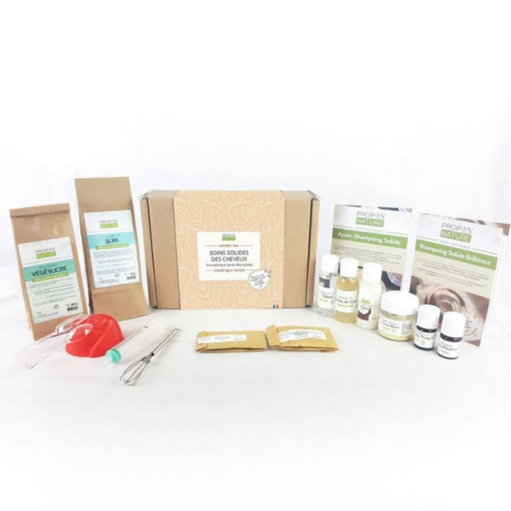 Coffret cosmétique maison Soins solides des cheveux - Joli'Essence - Rougier et Plé