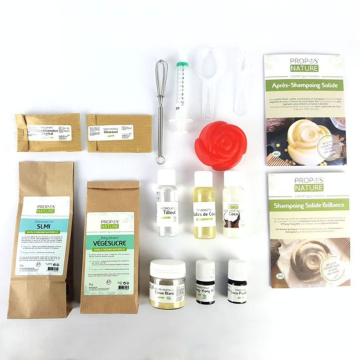 Coffret cosmétique maison Soins solides des cheveux - Joli'Essence - Rougier et Plé