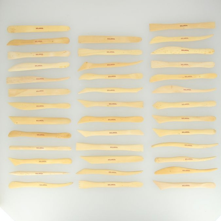 Ébauchoirs en buis 15 cm 38 pcs - Solargil - Rougier et Plé