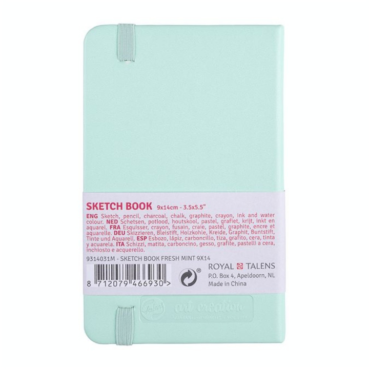 Carnet de croquis Menthe fraîche 140 g/m² 80 feuilles - Talens Art Creation - Rougier et Plé