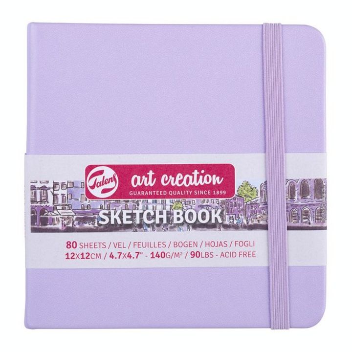 Carnet de croquis Violet pastel 140 g/m² 80 feuilles - Talens Art Creation - Rougier et Plé