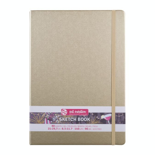Carnet de croquis Or blanc 140 g/m² 80 feuilles - Talens Art Creation - Rougier et Plé