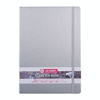 Carnet de croquis Argent 140 g/m² 80 feuilles - Talens Art Creation - Rougier et Plé