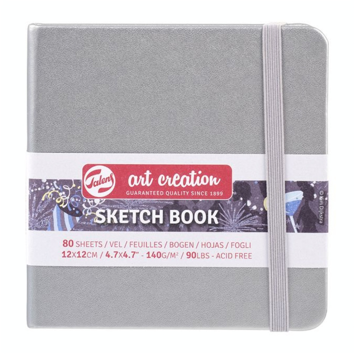 Carnet de croquis Argent 140 g/m² 80 feuilles - Talens Art Creation - Rougier et Plé