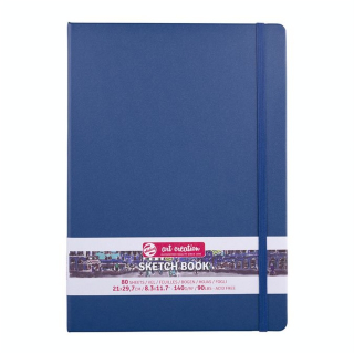 Carnet de croquis Bleu marine 140 g/m² 80 feuilles - Talens Art Creation - Rougier et Plé