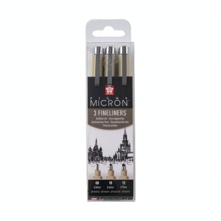 Feutre Pigma Micron Assortiment Large 3 pcs - Sakura - Rougier et Plé