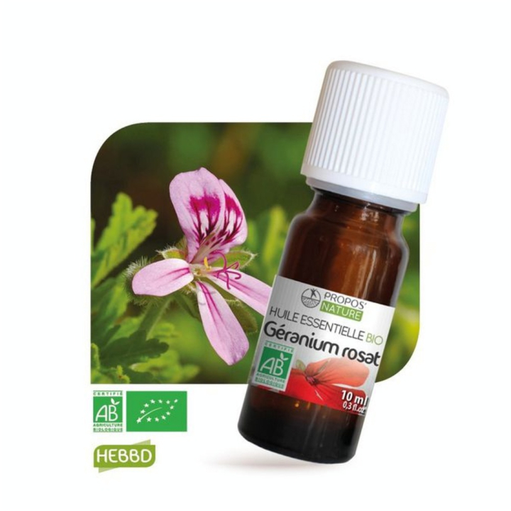 Huile essentielle Géranium Rosat BIO AB 10 ml - Joli'Essence - Rougier et Plé
