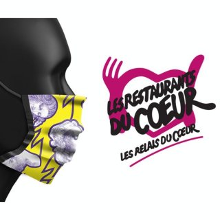 Masque Collection n°2 Marie-Agnès Gillot pour Les Restos du Cœur - Mask of Art - Rougier et Plé